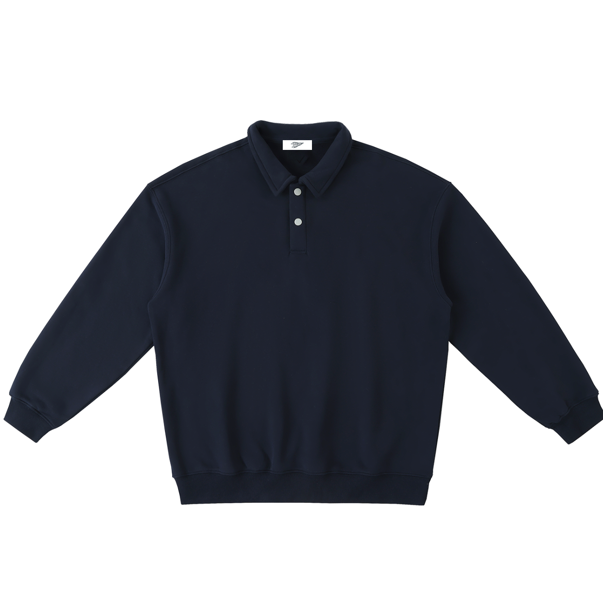 Heavyweight Polo-Collar Sweatshirt
