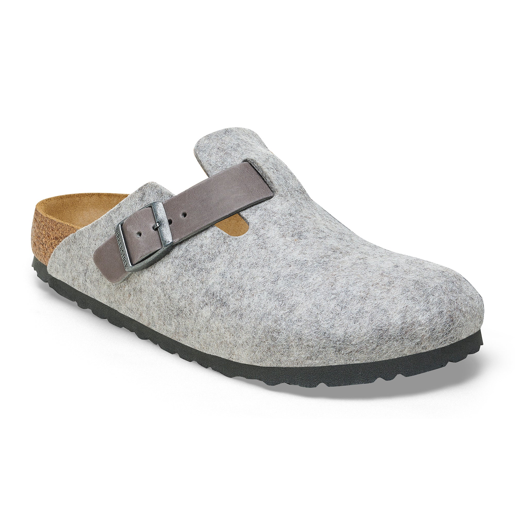 Birkenstock Boston Leather/Textile/Felt