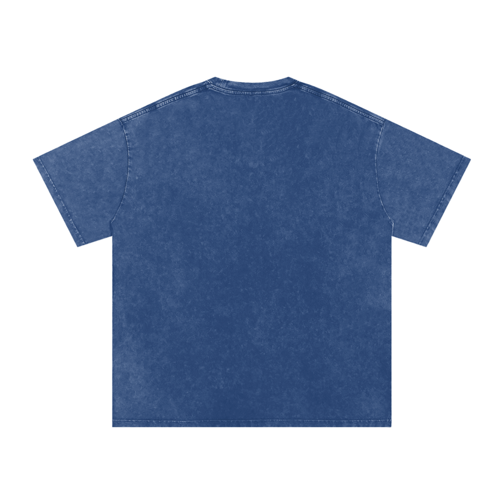 Snow Washed Oversized Cotton T-Shirts