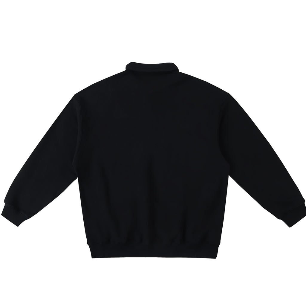 Heavyweight Polo-Collar Sweatshirt