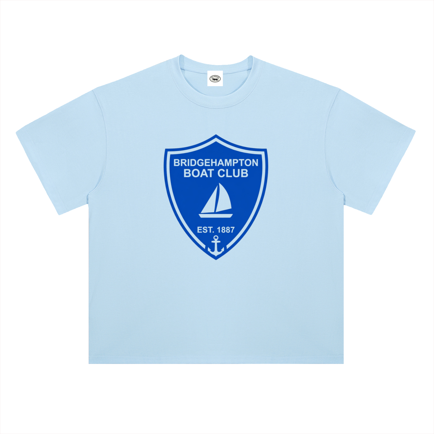 Hamptons Boat Club Heavyweight Drop Shoulder Cotton T-Shirt