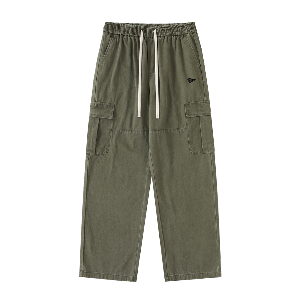 Pennant Drawstring Cargo Fatigue Pant
