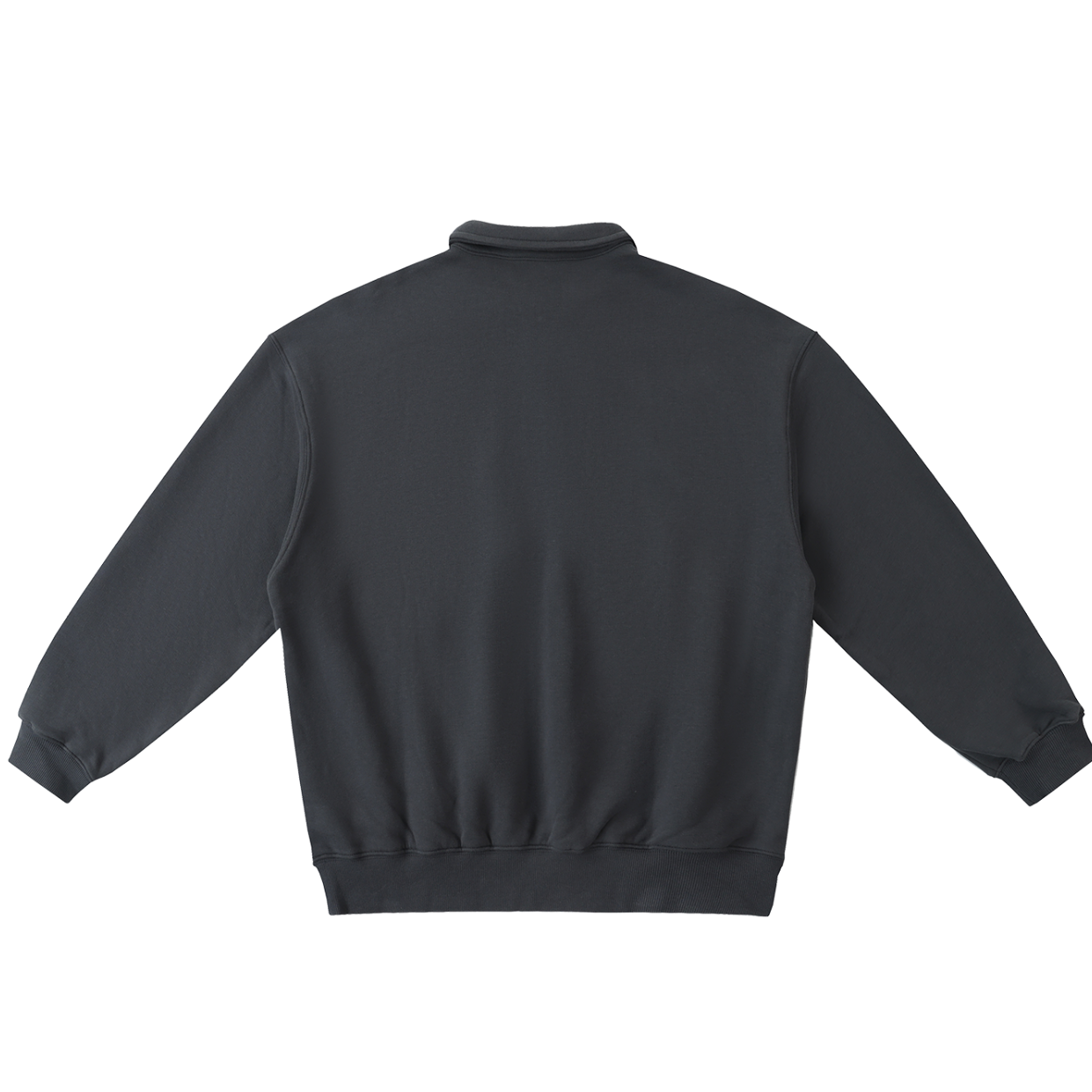 Heavyweight Polo-Collar Sweatshirt