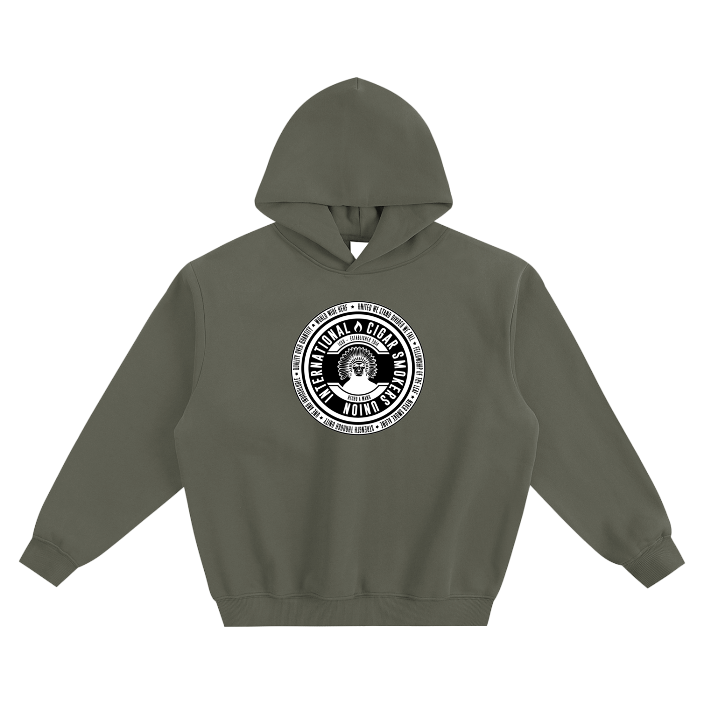 IC Smokers Fleeced Boxy Hoodie
