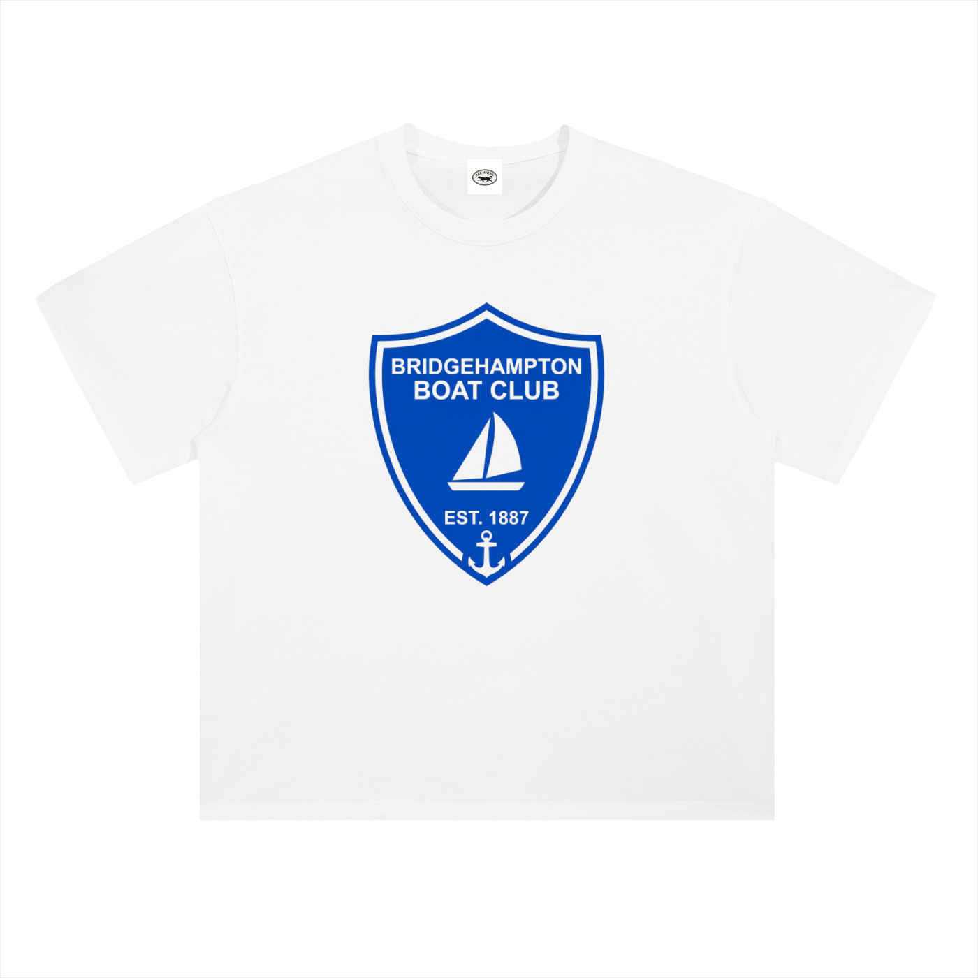 Hamptons Boat Club Heavyweight Drop Shoulder Cotton T-Shirt