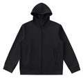 Heavyweight High Neck  Zip-Up Hoodie