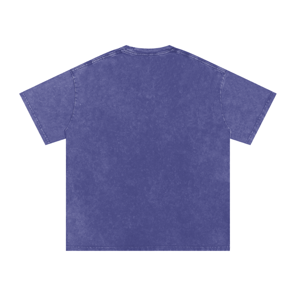 Snow Washed Oversized Cotton T-Shirts