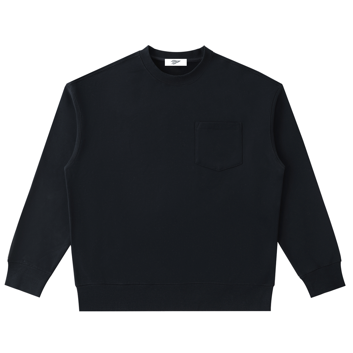 Heavyweight Patch Pocket Crew Sweatshirt