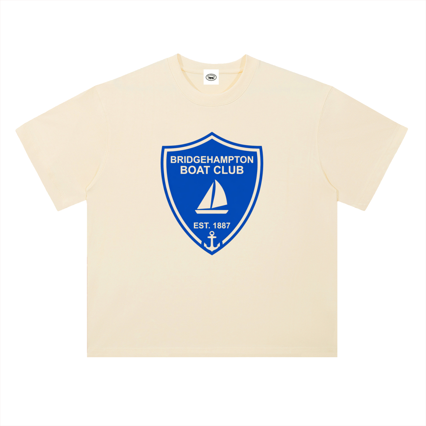 Hamptons Boat Club Heavyweight Drop Shoulder Cotton T-Shirt
