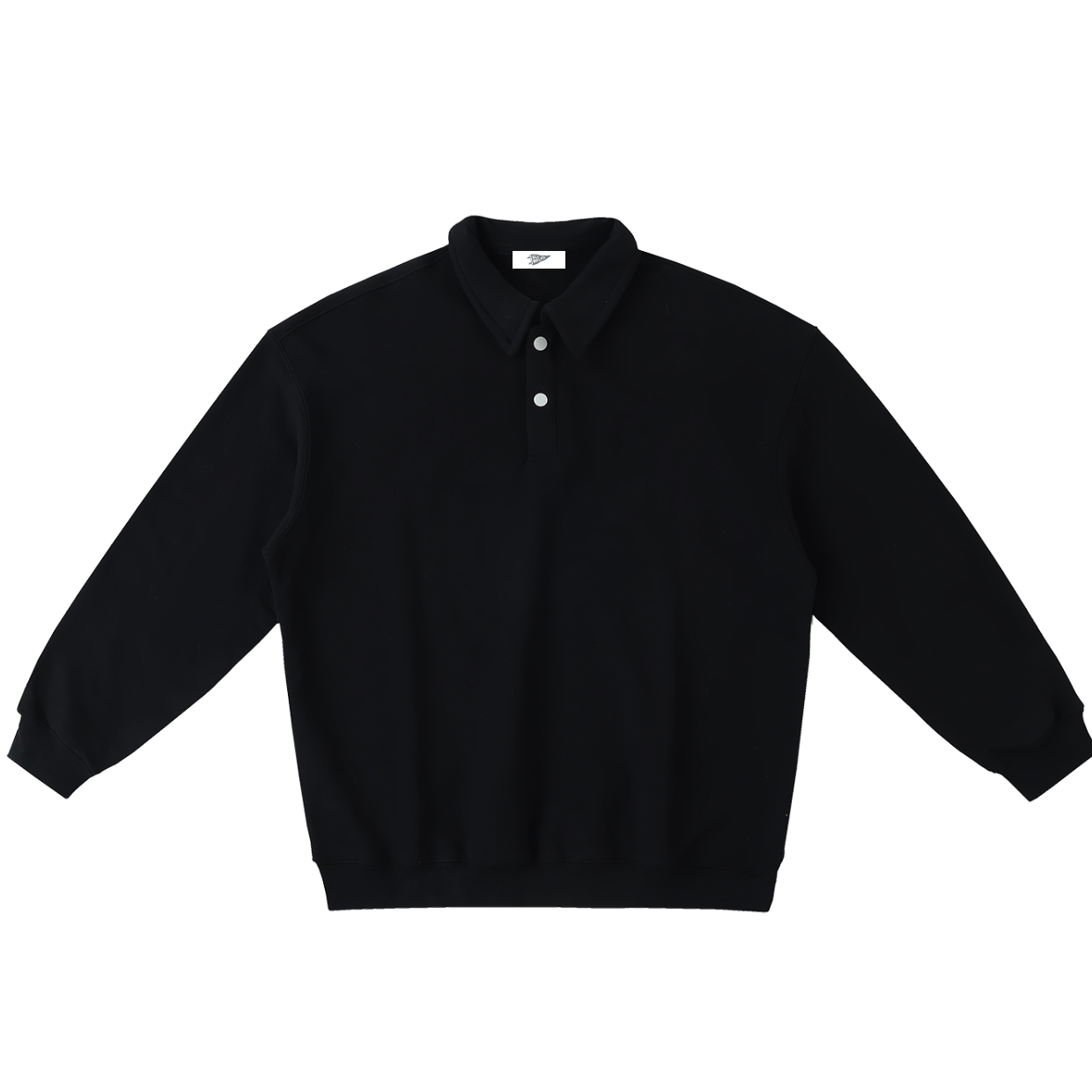 Heavyweight Polo-Collar Sweatshirt