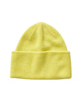 Merino Cuff Beanie ~ Mineral Yellow