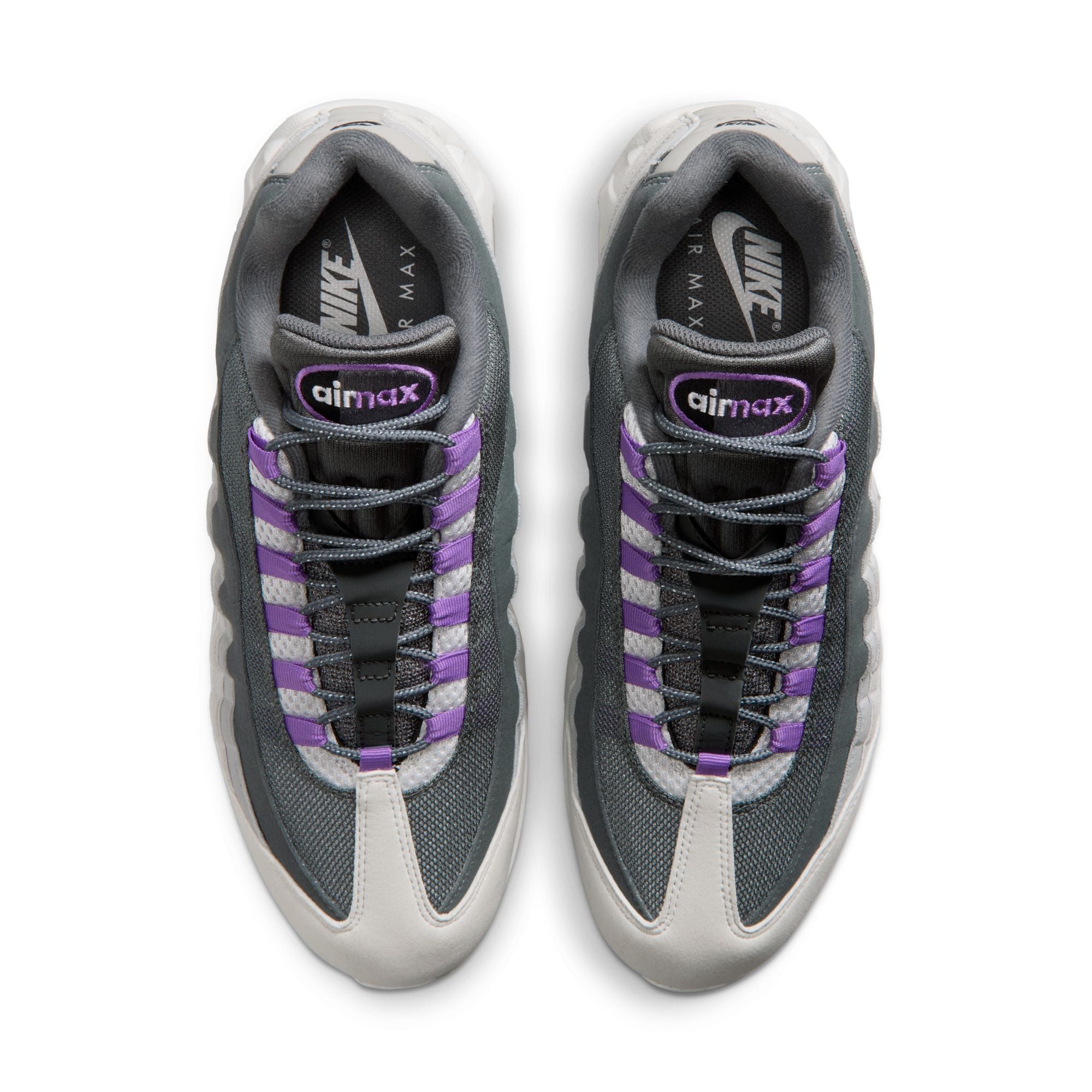 Nike Mens Air Max 95 Big Bubble OG - Photon Dust/Bright Violet