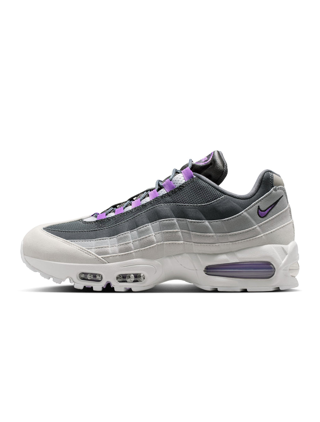 Nike Mens Air Max 95 Big Bubble OG - Photon Dust/Bright Violet
