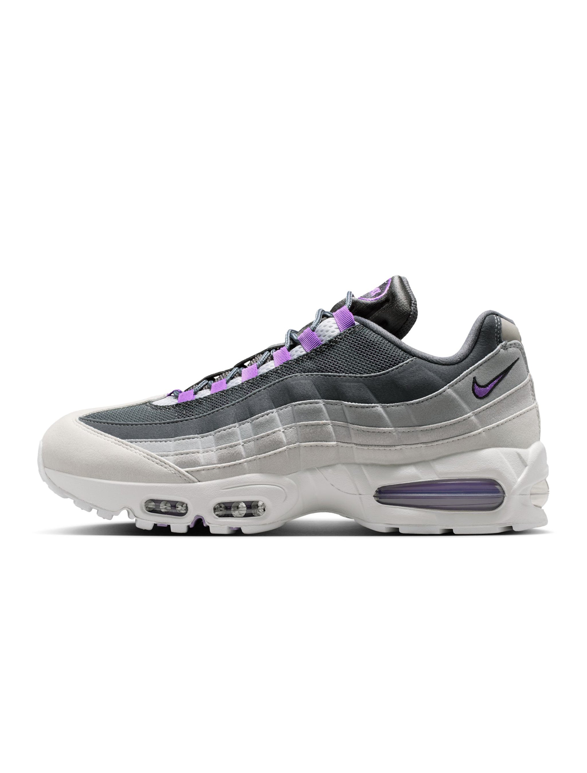 Nike Mens Air Max 95 Big Bubble OG - Photon Dust/Bright Violet