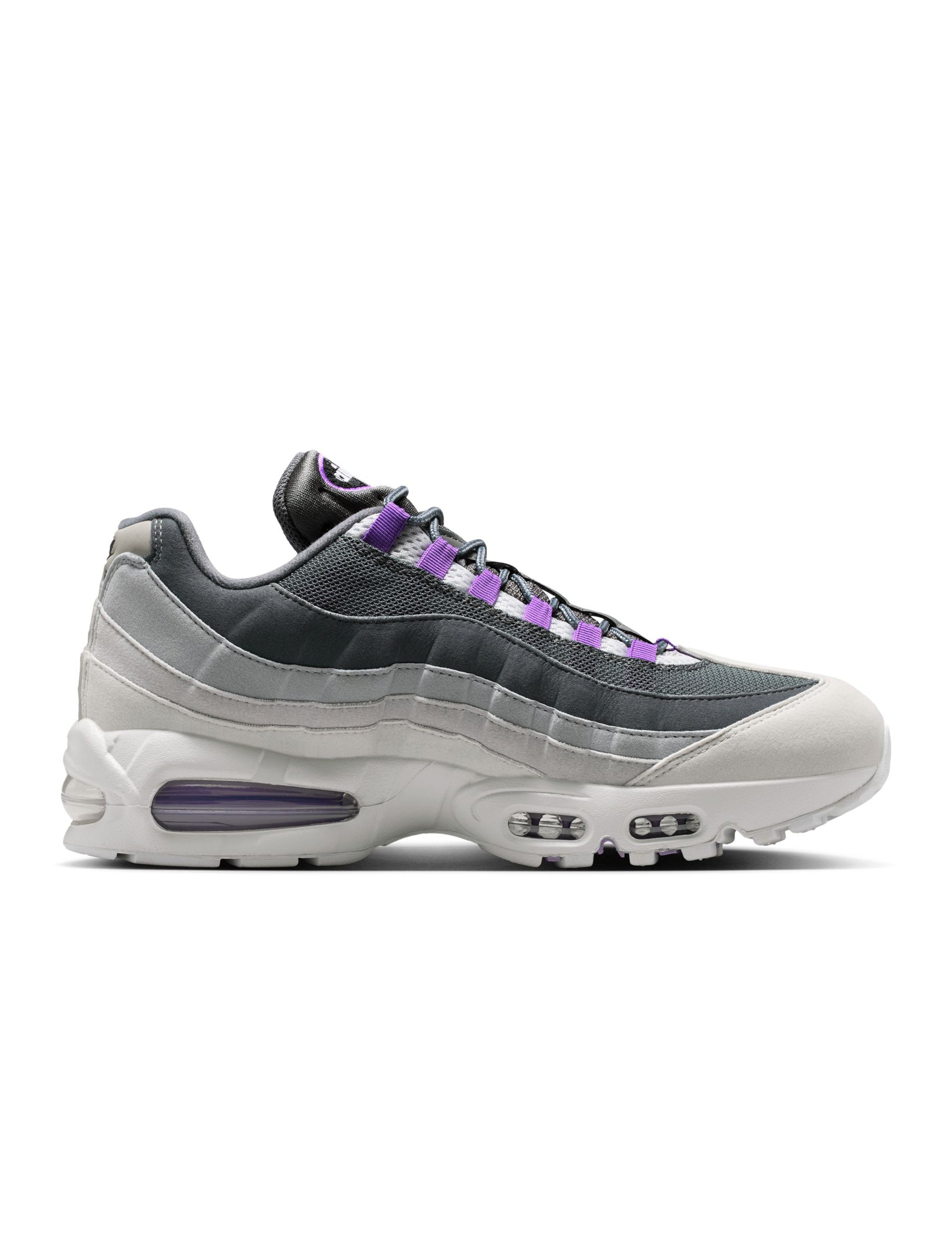 Nike Mens Air Max 95 Big Bubble OG - Photon Dust/Bright Violet