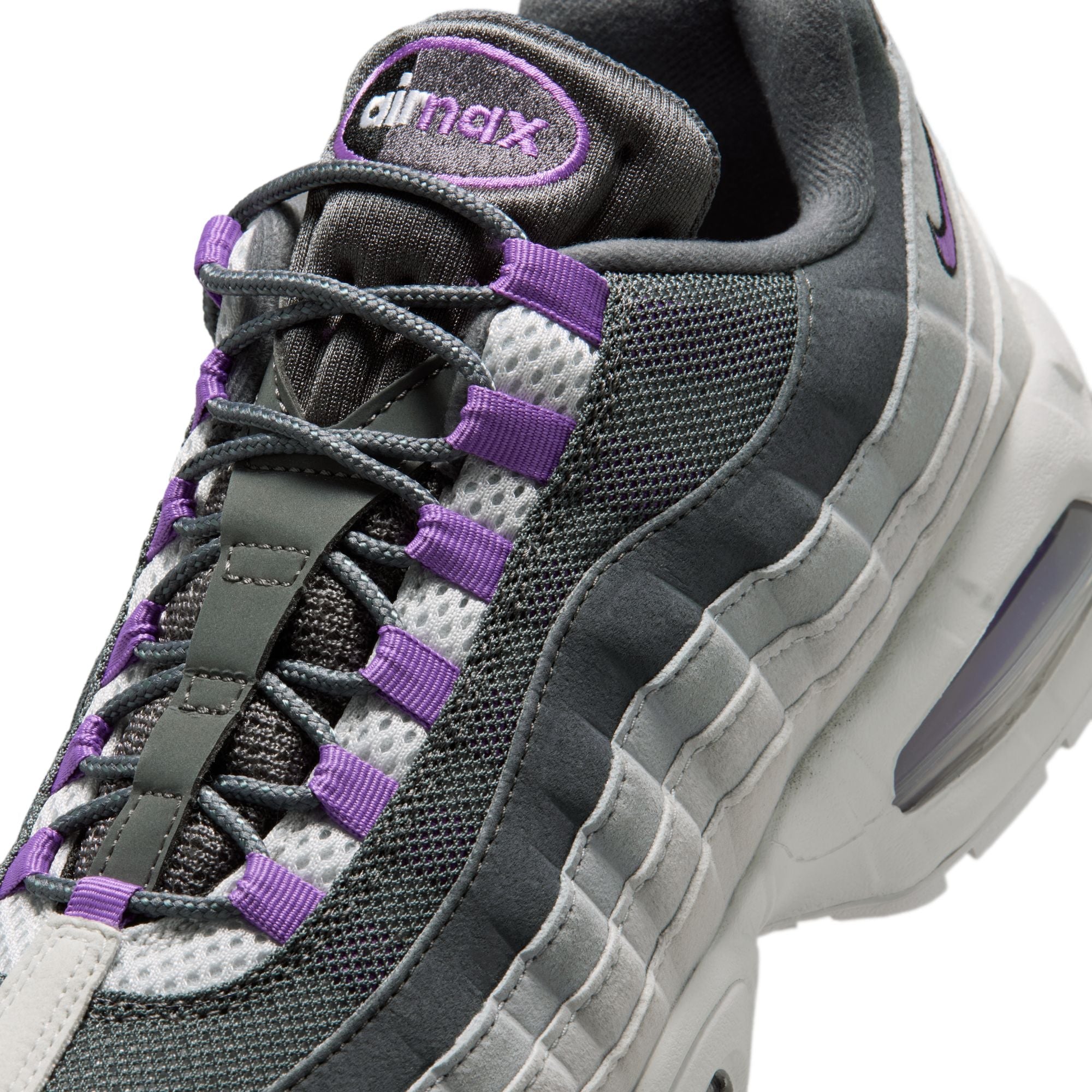 Nike Mens Air Max 95 Big Bubble OG - Photon Dust/Bright Violet