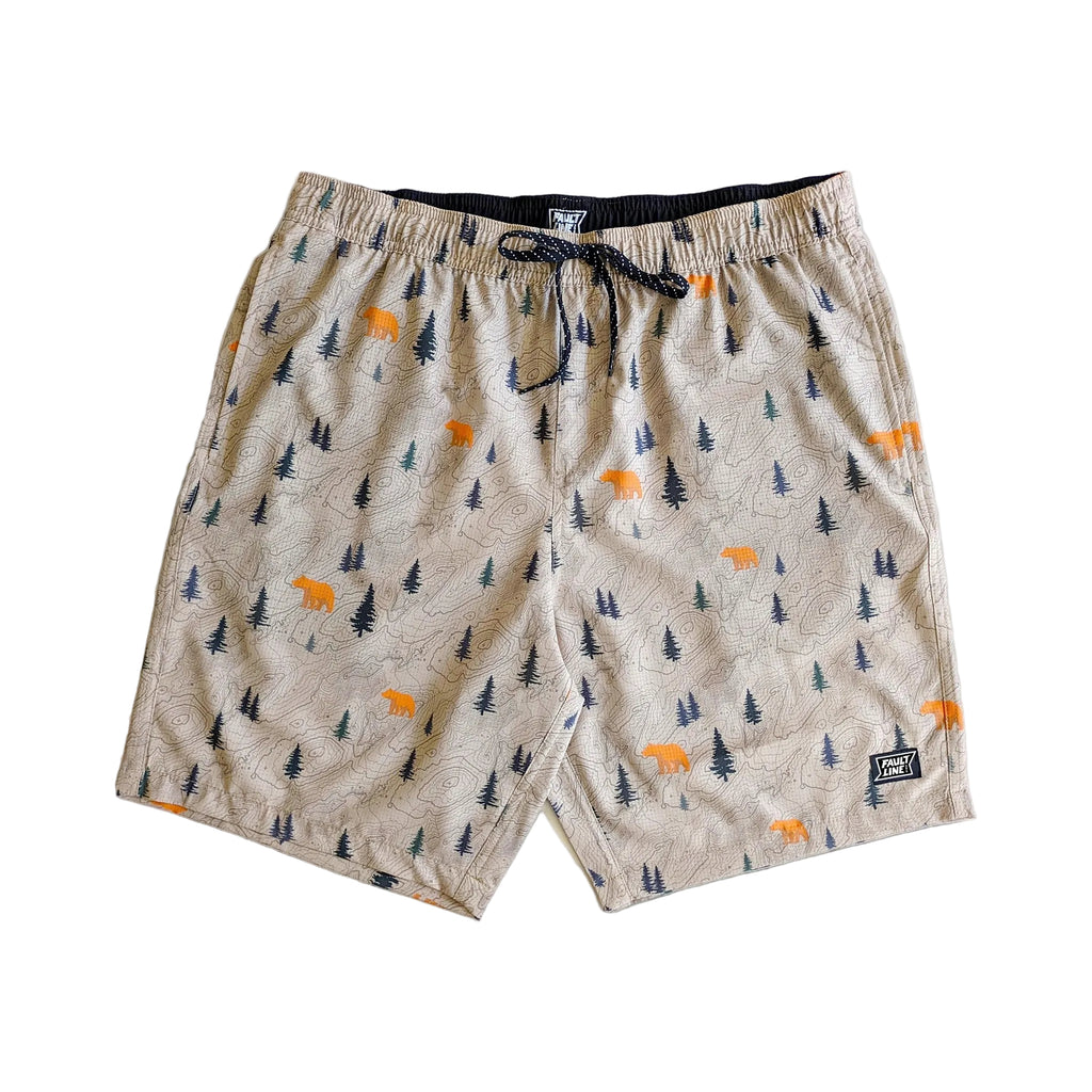Langley Tech Short - Khaki/Bear