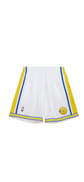 Mitchell & Ness NBA White Warriors 1990 Shorts