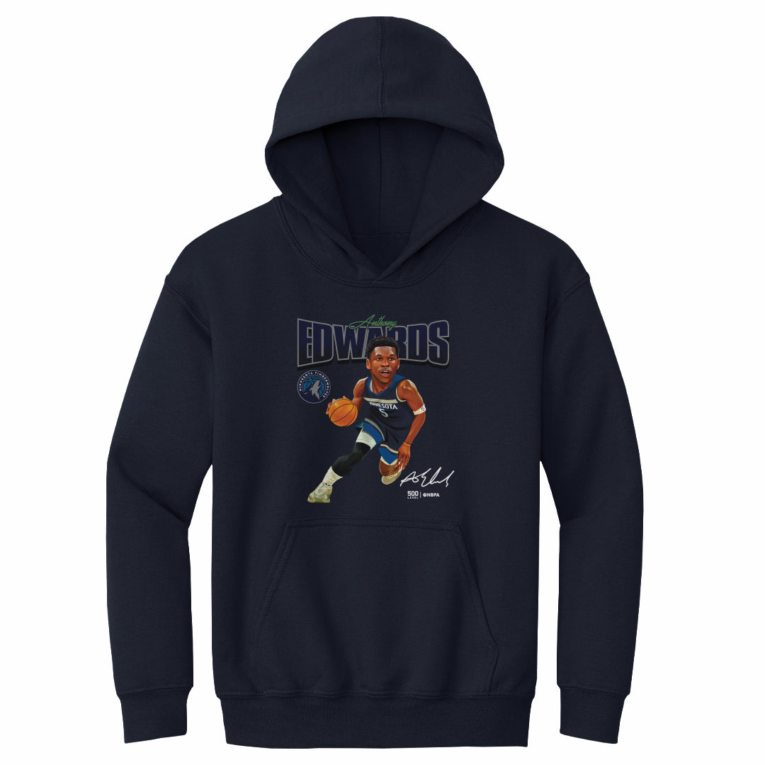 Youth 500 Level Anthony Edwards Timberwolves Caricature
