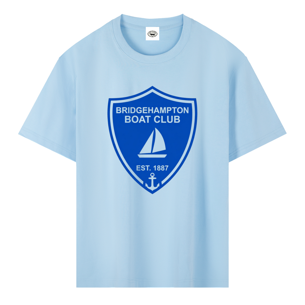 Hamptons Boat Club Heavyweight Drop Shoulder Cotton T-Shirt