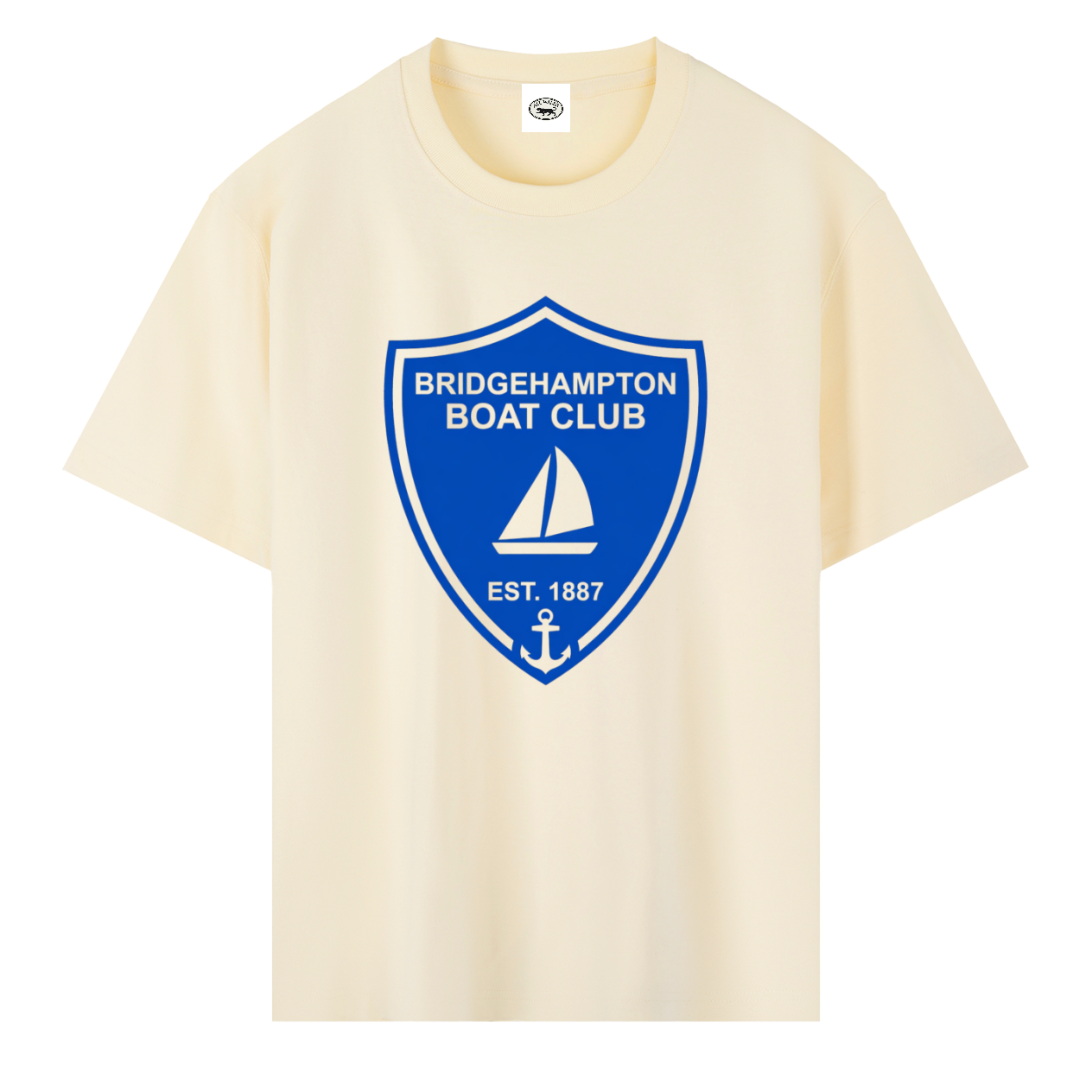 Hamptons Boat Club Heavyweight Drop Shoulder Cotton T-Shirt