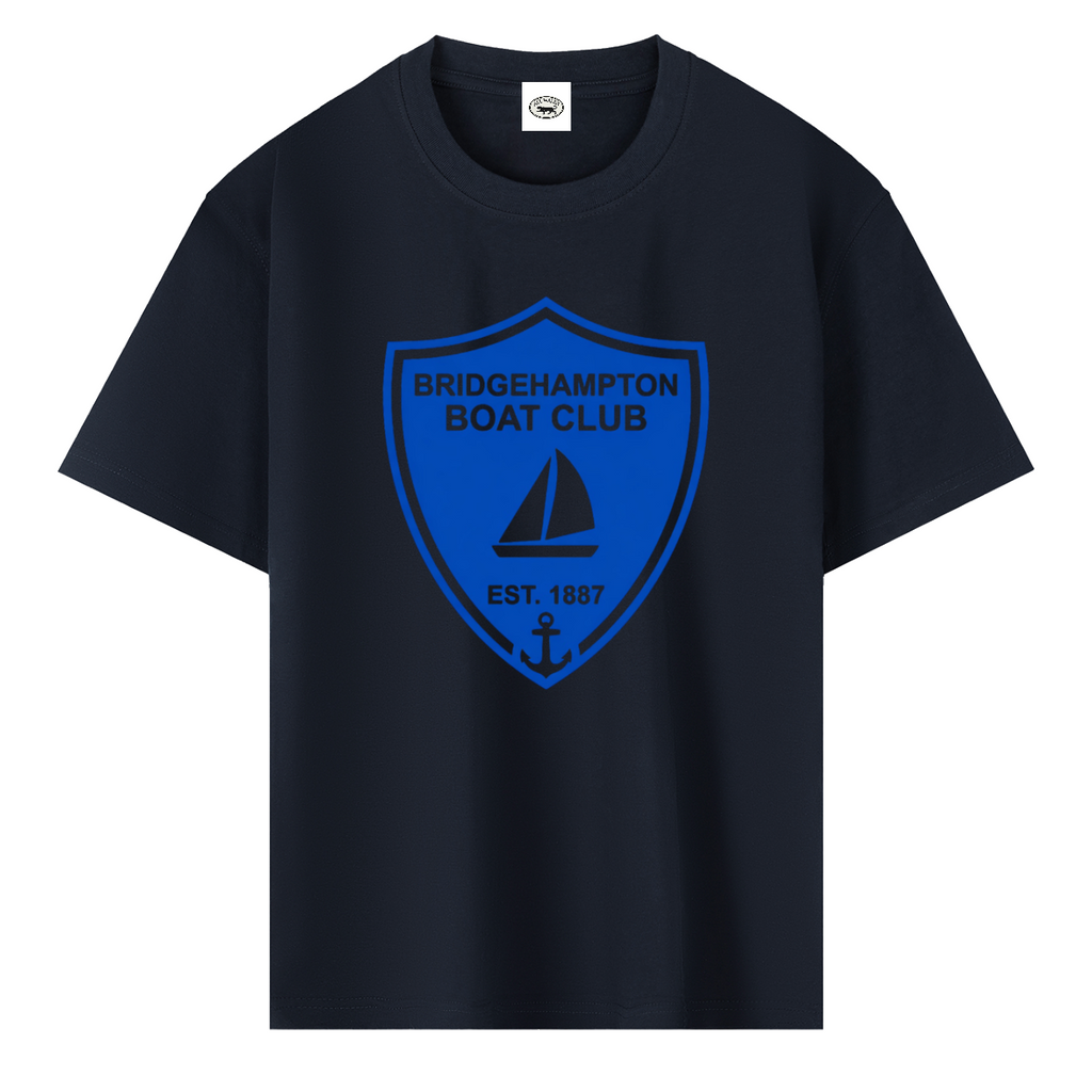 Hamptons Boat Club Heavyweight Drop Shoulder Cotton T-Shirt