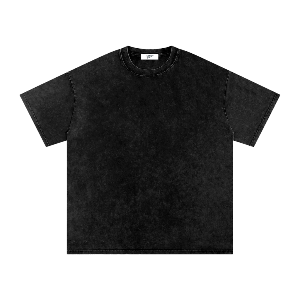 Snow Washed Oversized Cotton T-Shirts