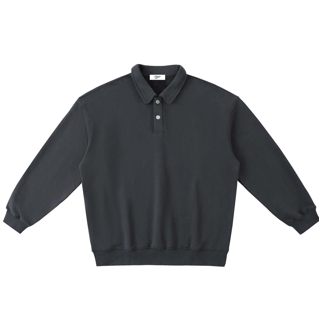 Heavyweight Polo-Collar Sweatshirt