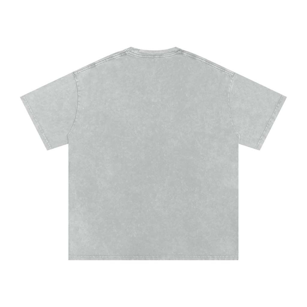 Snow Washed Oversized Cotton T-Shirts