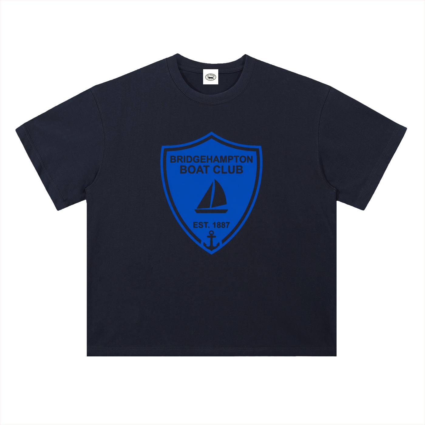Hamptons Boat Club Heavyweight Drop Shoulder Cotton T-Shirt