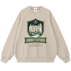 Scottish Abbotsford Snow Washed Oversized Crew