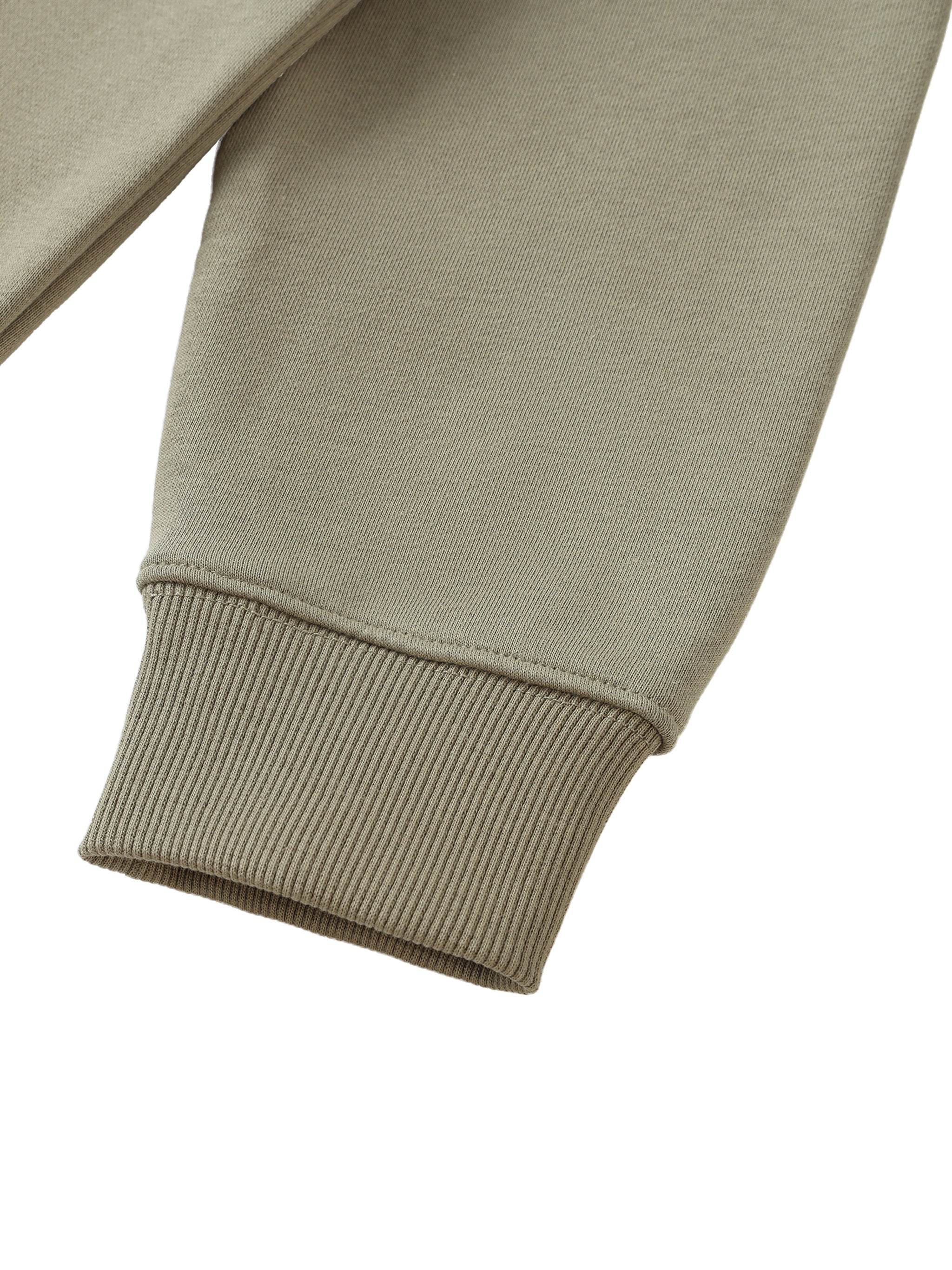 Drop-Shoulder Zip Up Hoodies