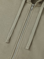 Drop-Shoulder Zip Up Hoodies