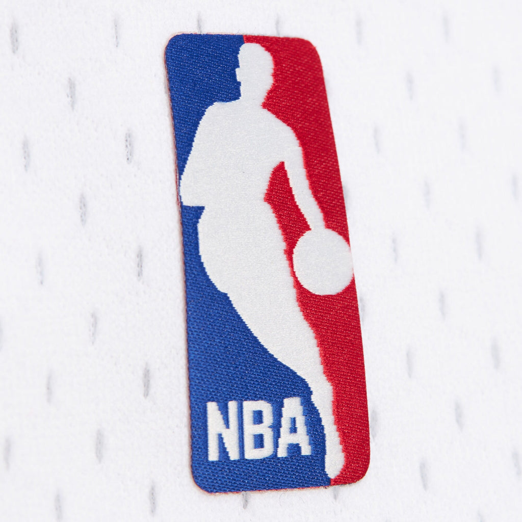 Mitchell & Ness NBA White Warriors 1990 Shorts