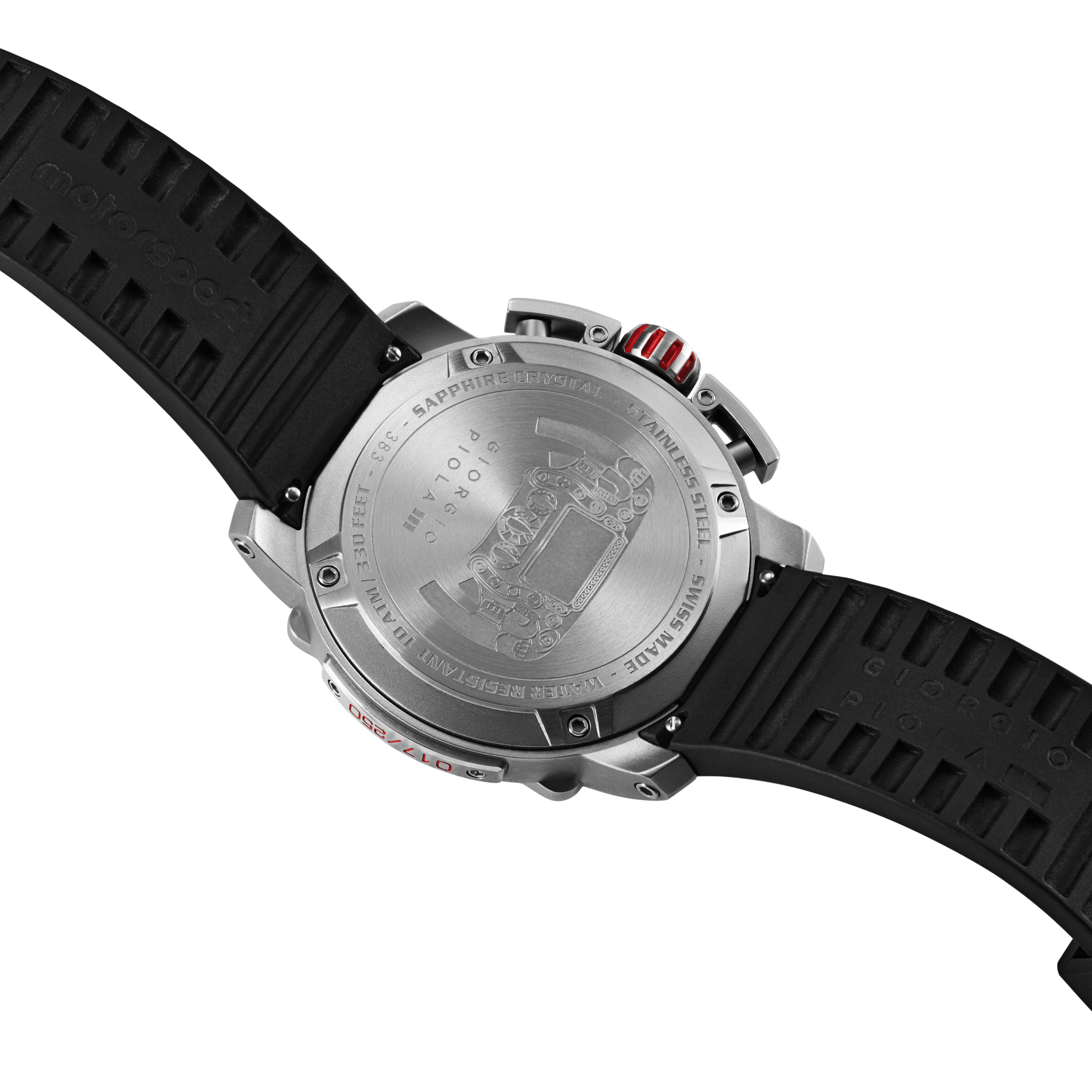Torque Blue Stainless Steel Swiss Sport Chrono Watch