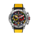Torque Yellow Stainless Steel Swiss Sport Chrono Watch