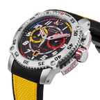 Torque Yellow Stainless Steel Swiss Sport Chrono Watch